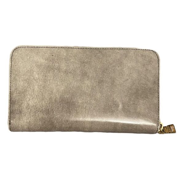 Prada Continental Zip Around Wallet Gray Authentic - Picture 2 of 13
